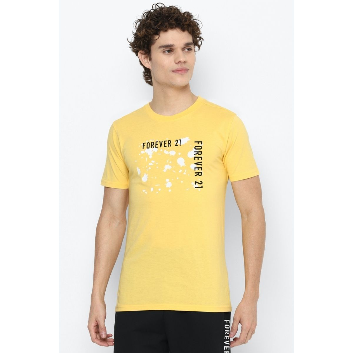 forever 21 yellow shirt