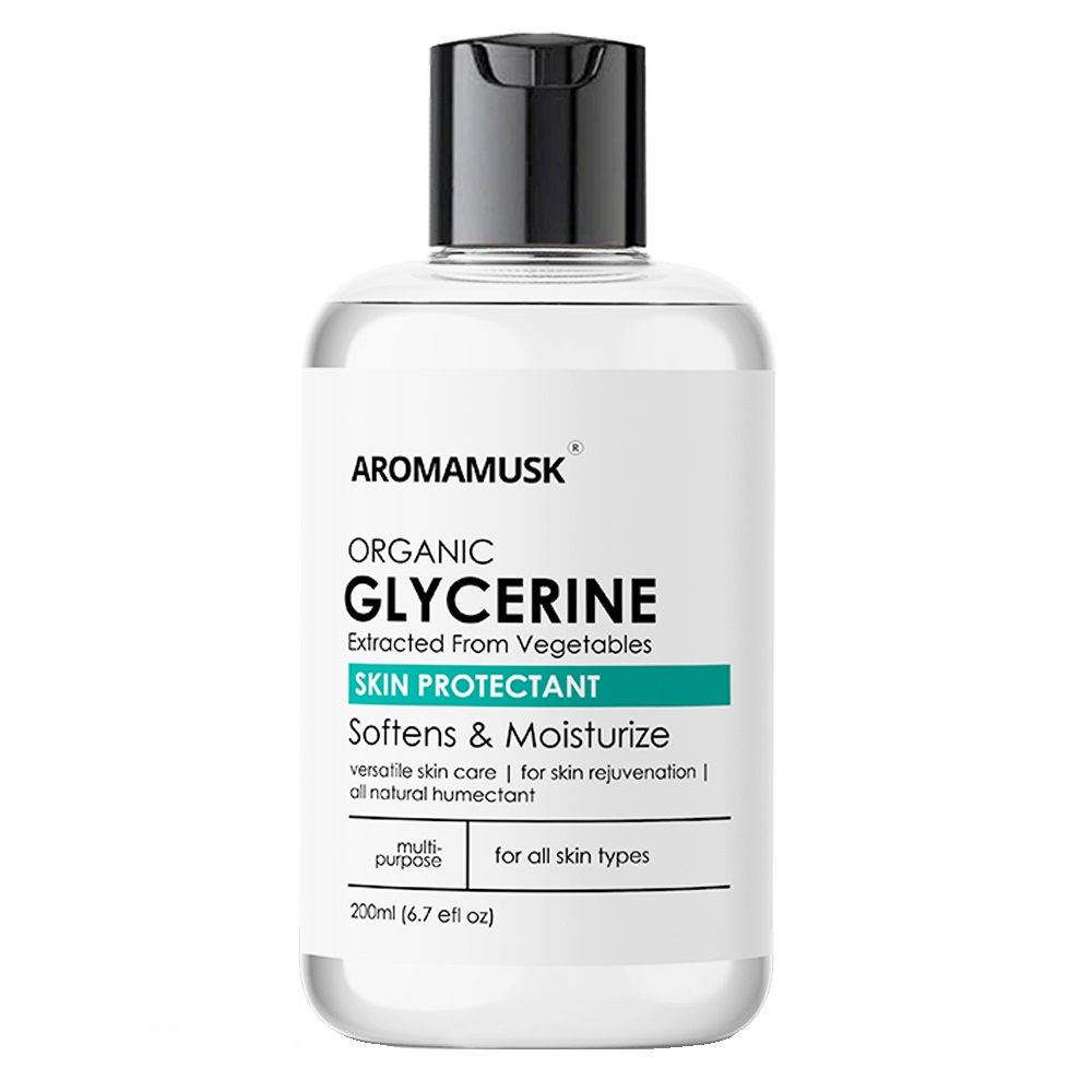 AromaMusk Organic Glycerine Skin Protectant Softens & Moisturize