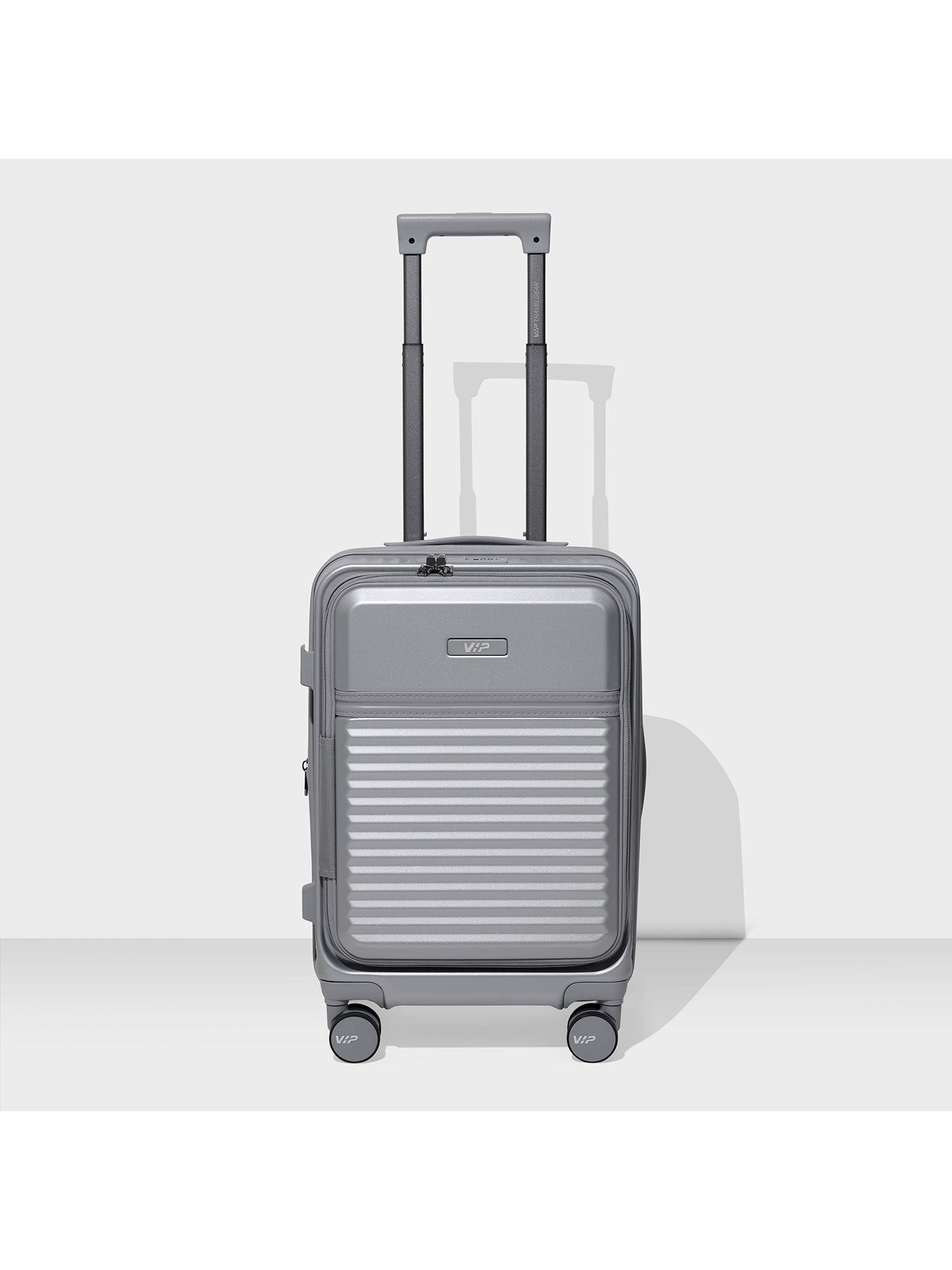 Buy VIP Unisex Flex9010 15.6 Laptop Compatible Grey Hard Luggage ...