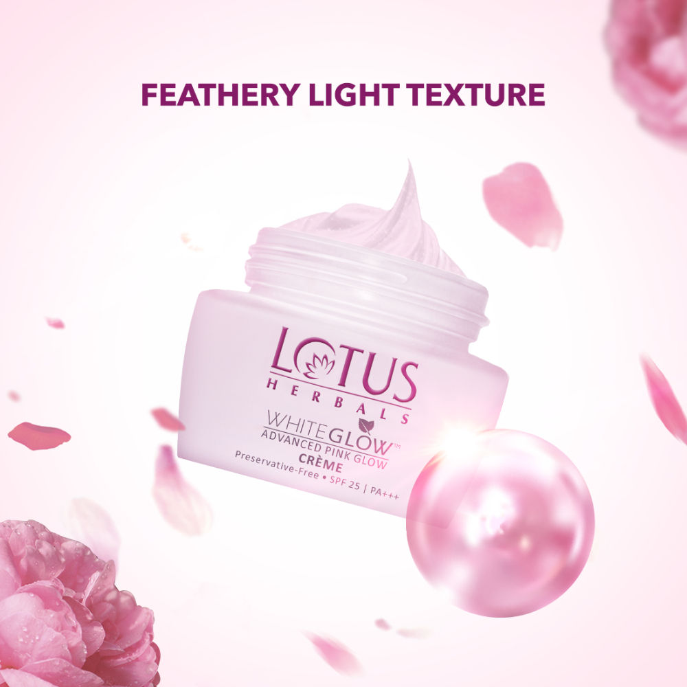 lotus pink glow night cream