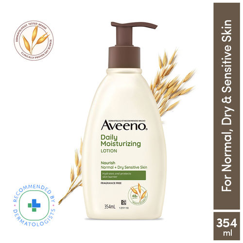 Aveeno Daily Moisturising Lotion - Natural Oat Body Moisturizer For Normal, Dry & Sensitive Skin