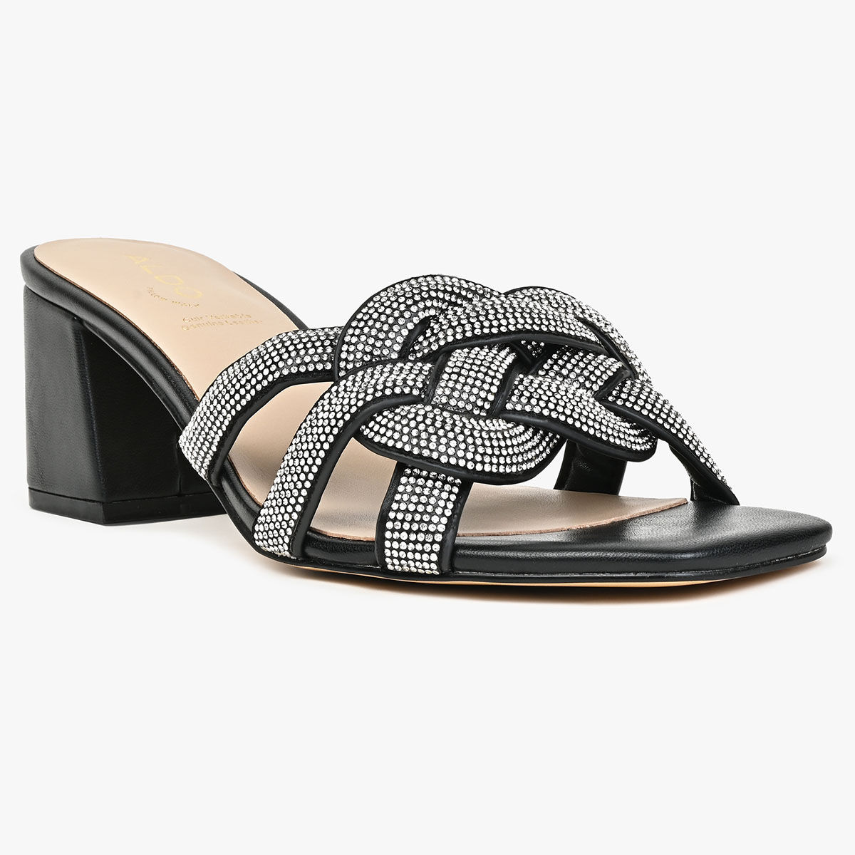 Aldo Women Slip On Black Sandals: Buy Aldo Women Slip On Black Sandals ...