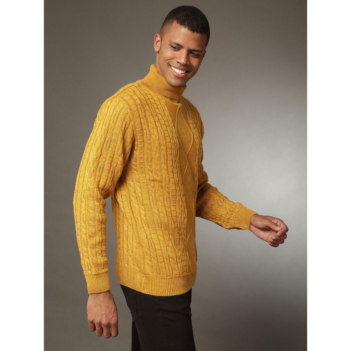 Yellow cheap winter sweater