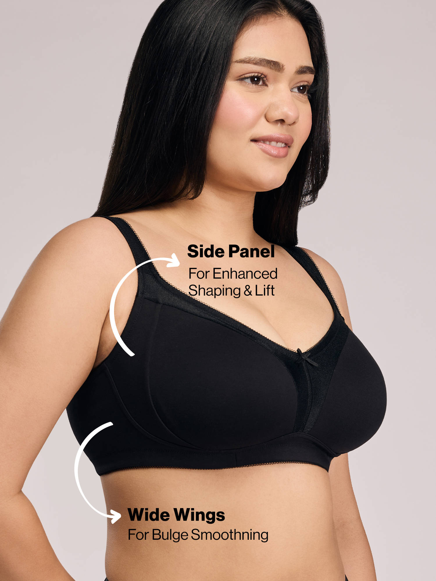 Buy Ultimate M-Frame Bounce Control Cotton Non Padded Non Wired Bra ...