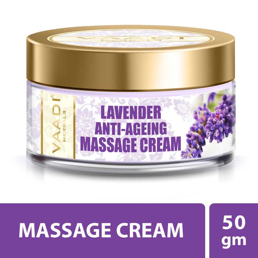 Vaadi Herbals Lavender Anti Ageing Massage Cream