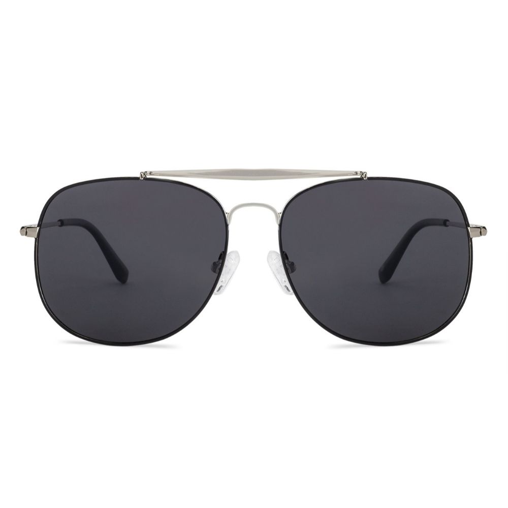 John Jacobs Jj Tints Silver Grey Unisex Polarized And Uv Protected Sunglasses - Jj S13076