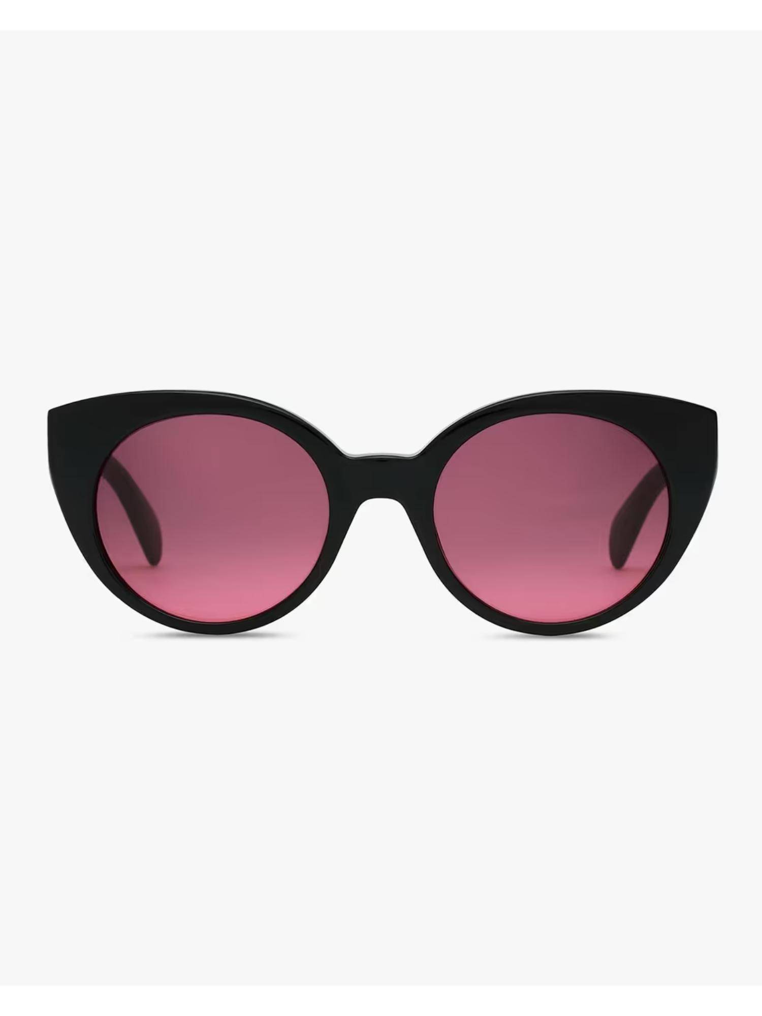 Diesel Women UV Protected Pink Lens Cat Eye Sunglasses (51)