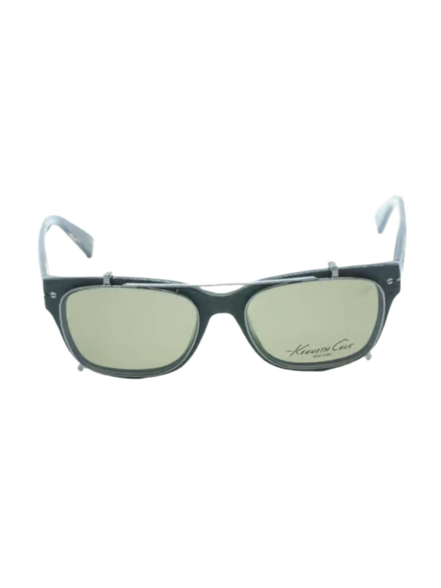 Kenneth Cole Unisex UV Protected Green Lens Oval Sunglasses (51)