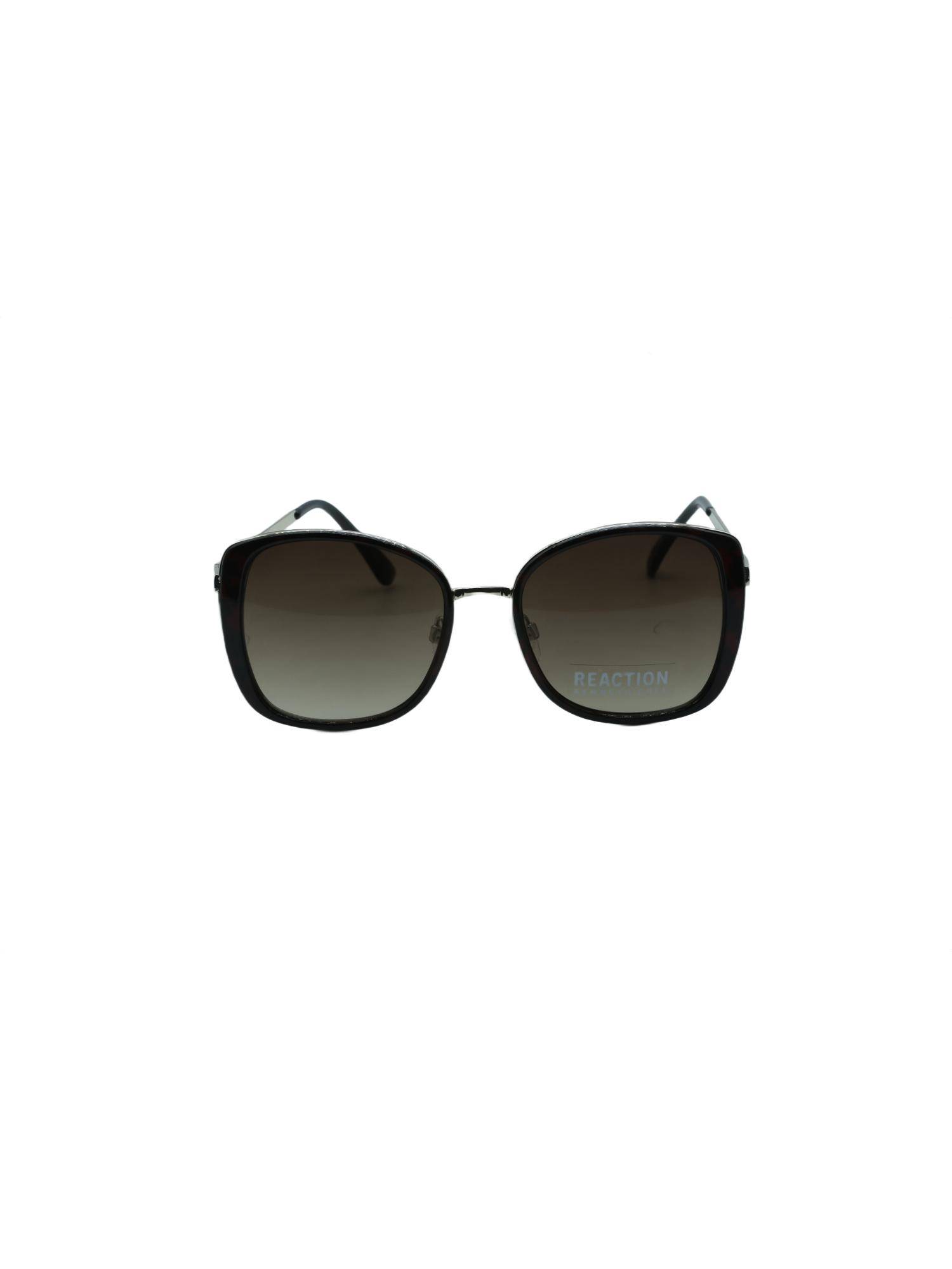 Kenneth Cole Women UV Protected Black Lens Butterfly Sunglasses (54)