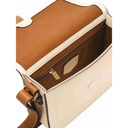 Buy Fossil Zoey Colorblock White Leather Crossbody Bag (M) Online