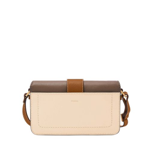 Buy Fossil Zoey Colorblock White Leather Crossbody Bag (S) Online