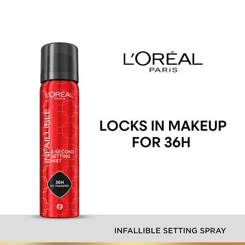 L'Oreal Paris Infallible 3-second setting spray 75 ml bottle