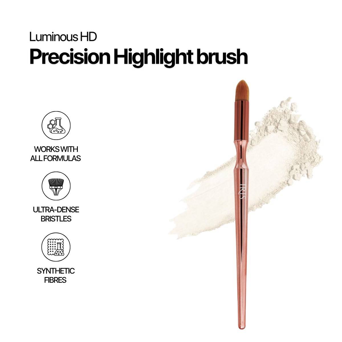 IRIS COSMETICS Luminous HD Precision Highlight Brush