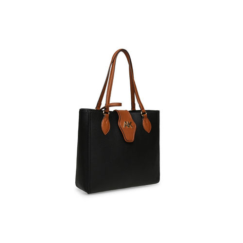 Buy Anne Klein Black Ak Logo Shoulder Bag with Pouch Online