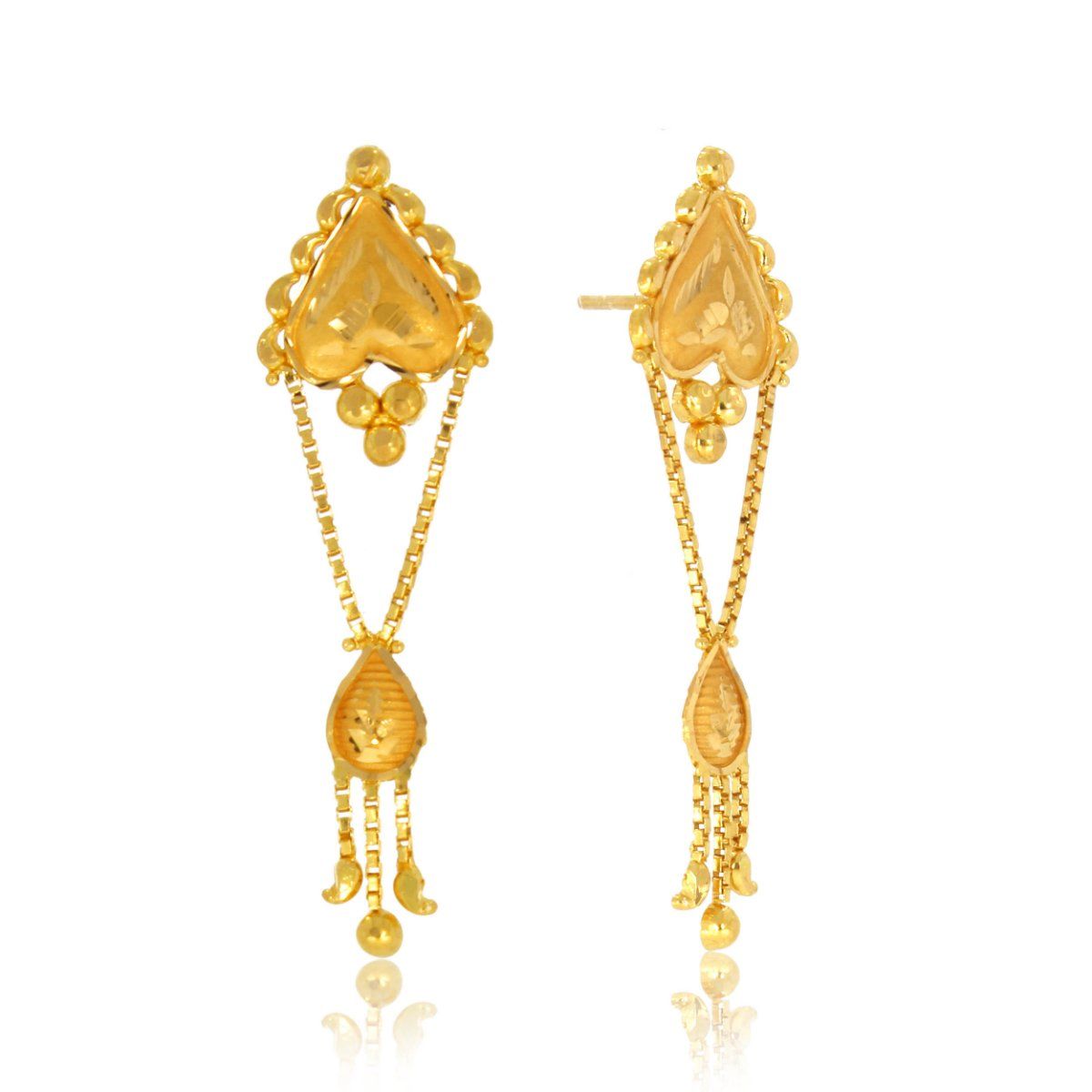 Plain Gold Earrings  Minimalistic and Elegant Designs  Shop Now   Jewelegance