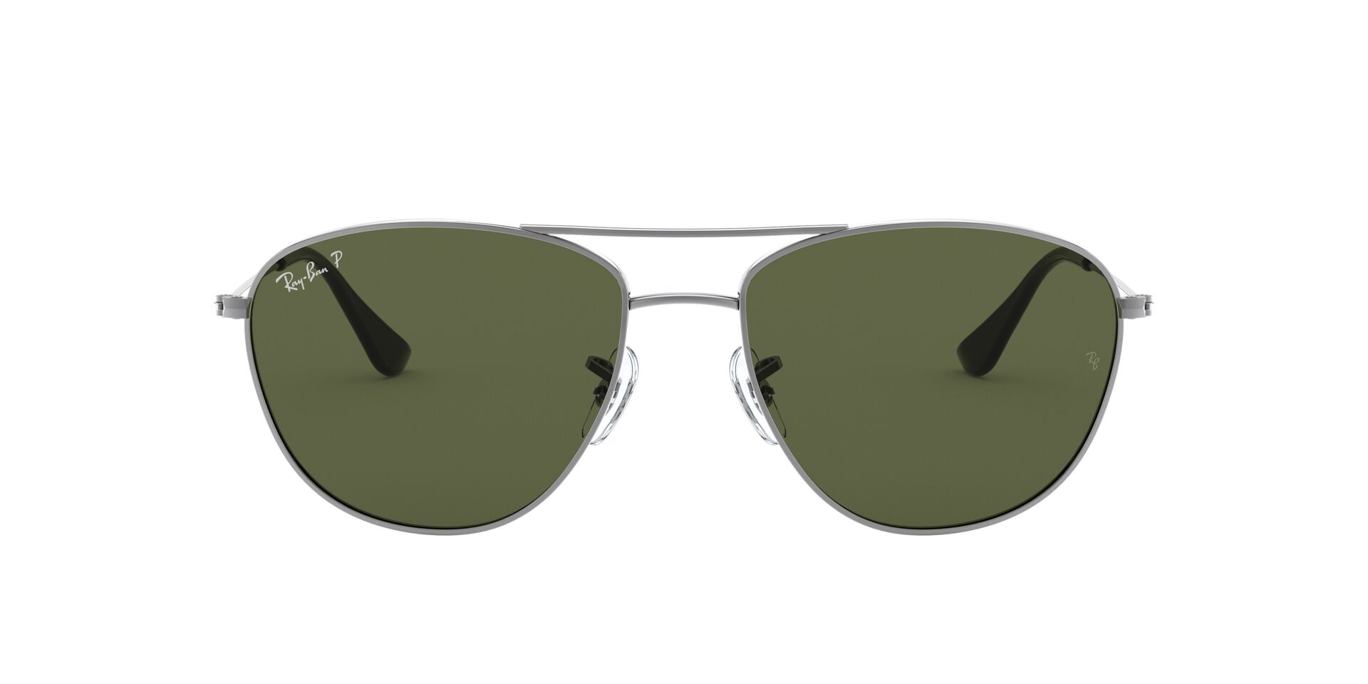 Buy Ray-Ban 0RB3656I Green Polarized Icons Pilot Sunglasses (57 mm