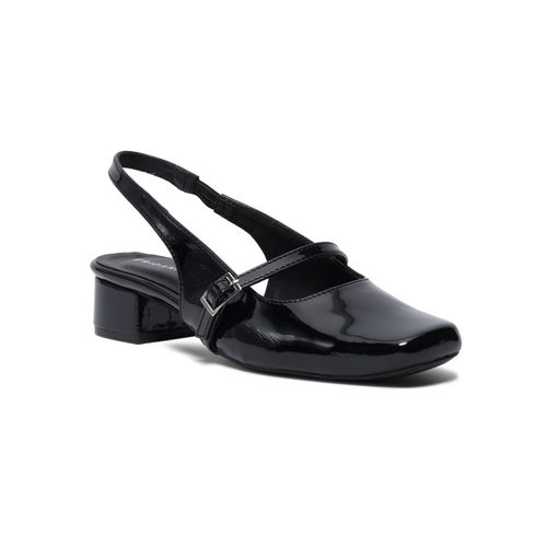 Buy Eridani Angelaa Black Slingback Closed Toe Sandals Heels Online