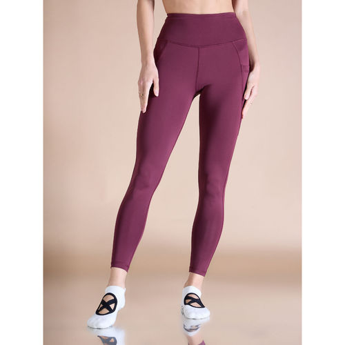 Women High Waisted Stretchable & Sculpting Leggings (L)