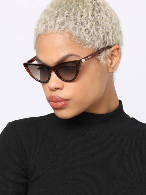 Buy MOSCHINO LOVE Women UV Protected Polarized Full Rim  display picture 3