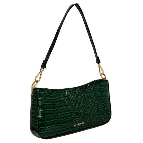 Buy Accessorize London Women's Faux Leather Green Croc Roxanne