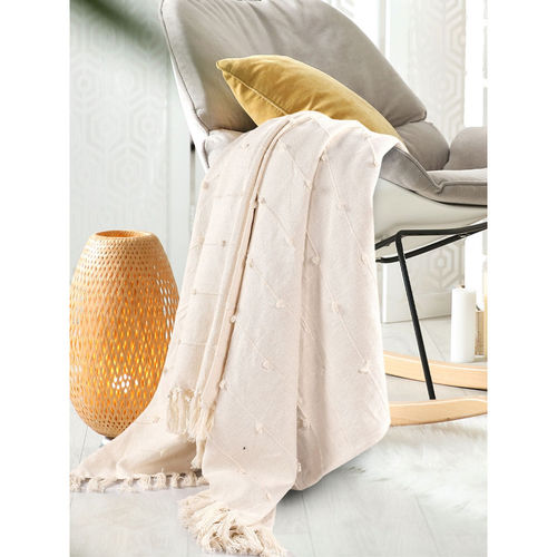 Sashaa World Bohemian Tasseled Throw Blanket