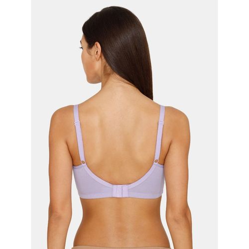 Buy Zivame Maternity Double Layered Non Wired 3/4th Coverage Maternity / Nursing  Bra - Violet Tulip at Rs.525 online