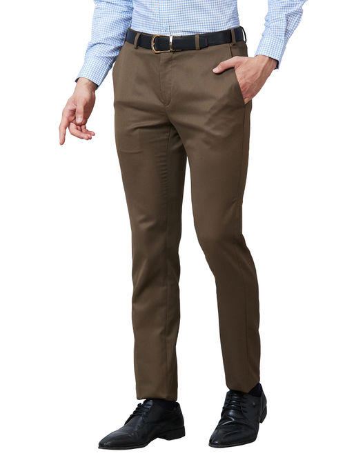 Slim Black Khaki Pants George Premium Mens Straight Fit Khaki