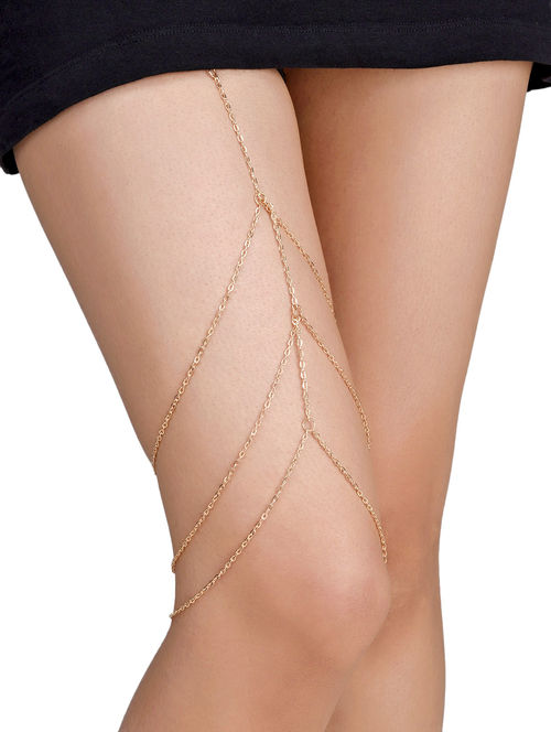 FEMNMAS Colourful Leg Chain Body Chain Thigh Chain Fashion Body Jewelry  Women Accessory Beads Gold-plated Plated Alloy Chain Price in India - Buy  FEMNMAS Colourful Leg Chain Body Chain Thigh Chain Fashion