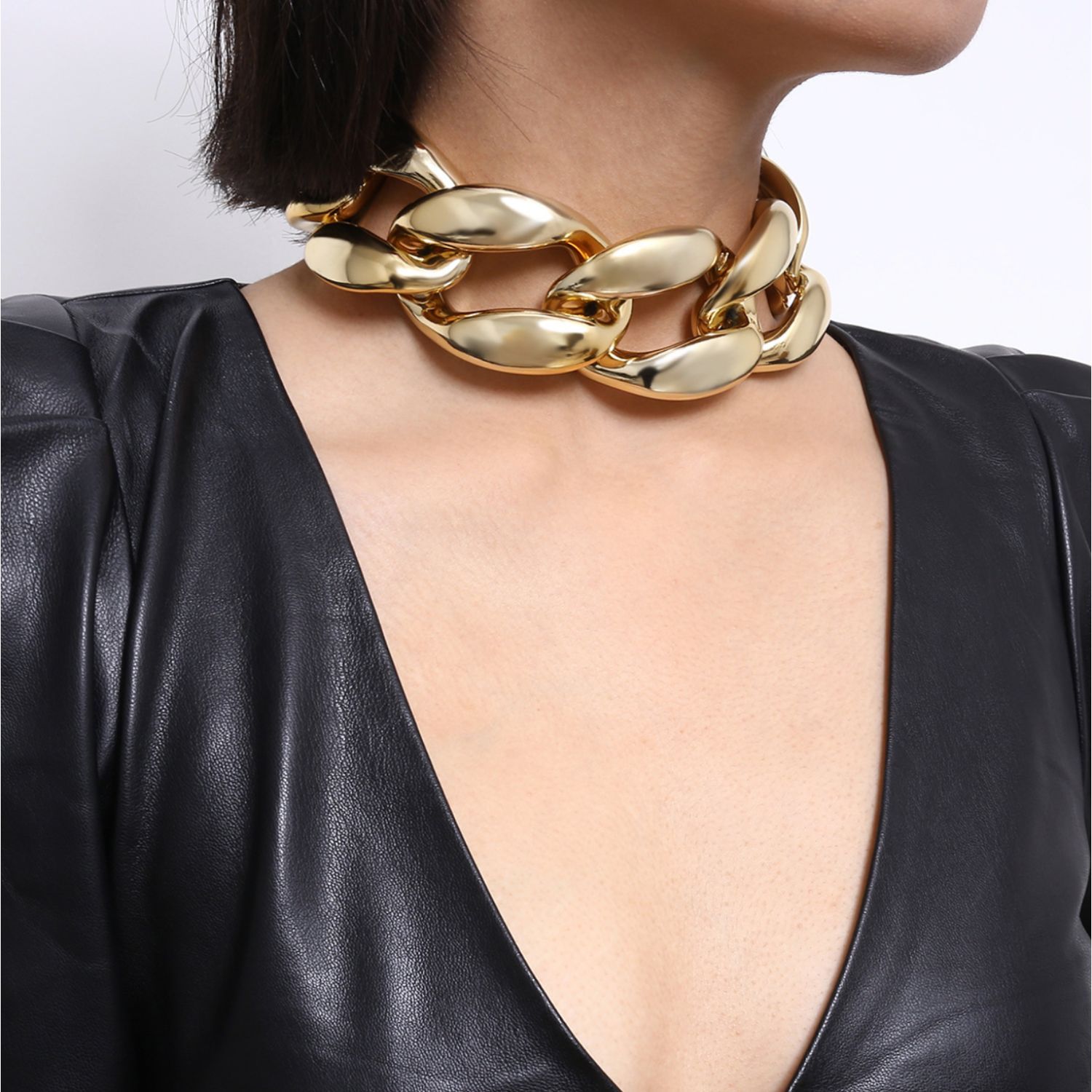 Gold Chain Necklace Chunky 2024 | favors.com