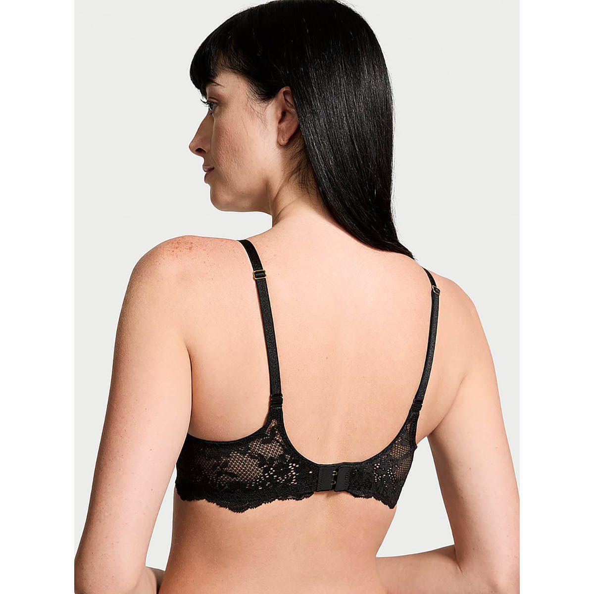 Buy Victoria's Secret Women Black Dream Angels Lace Push-Up Bra Online