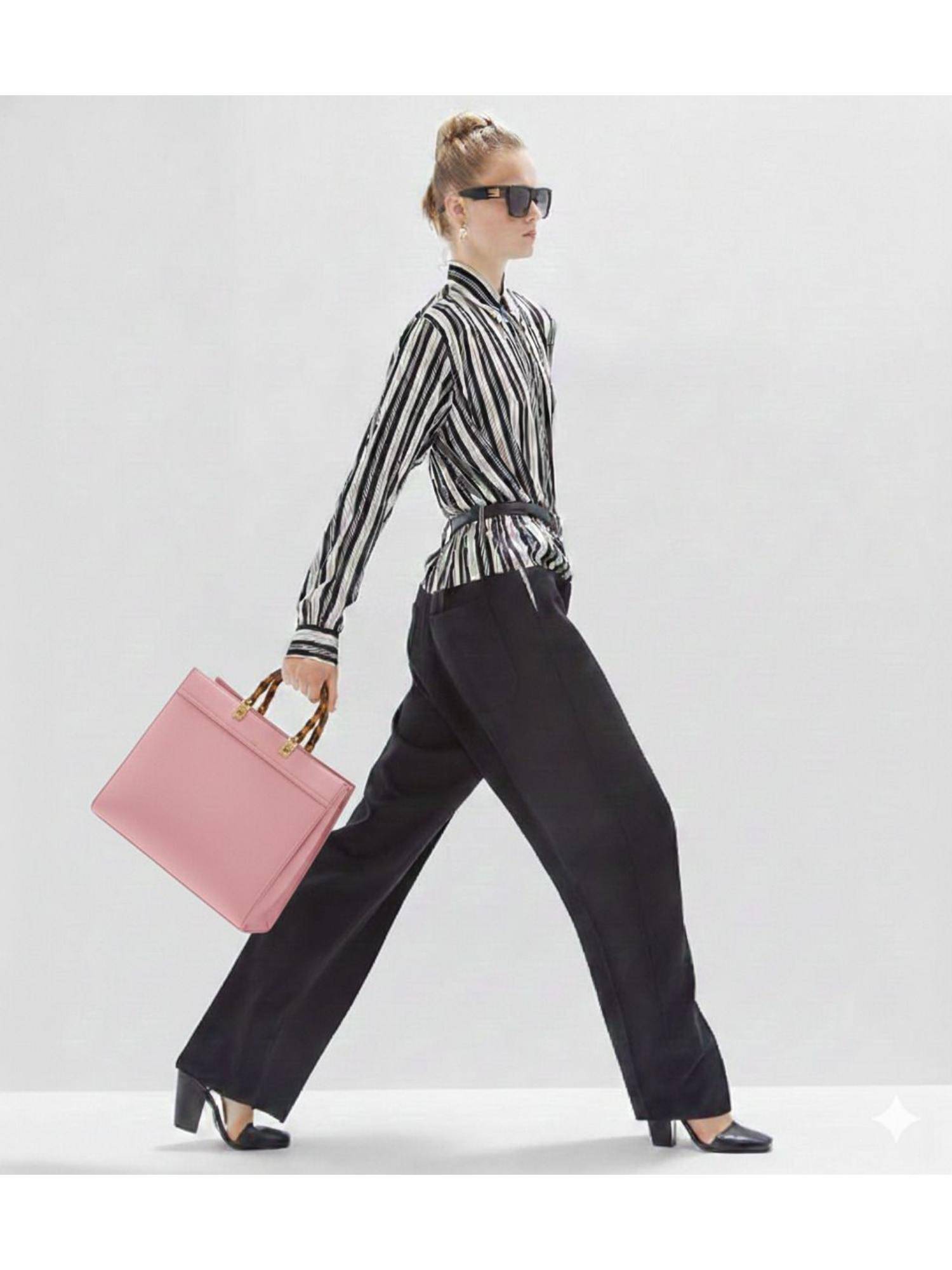 FARGO Prestige Pink with 15-Inch Laptop Compartment Tote Bag