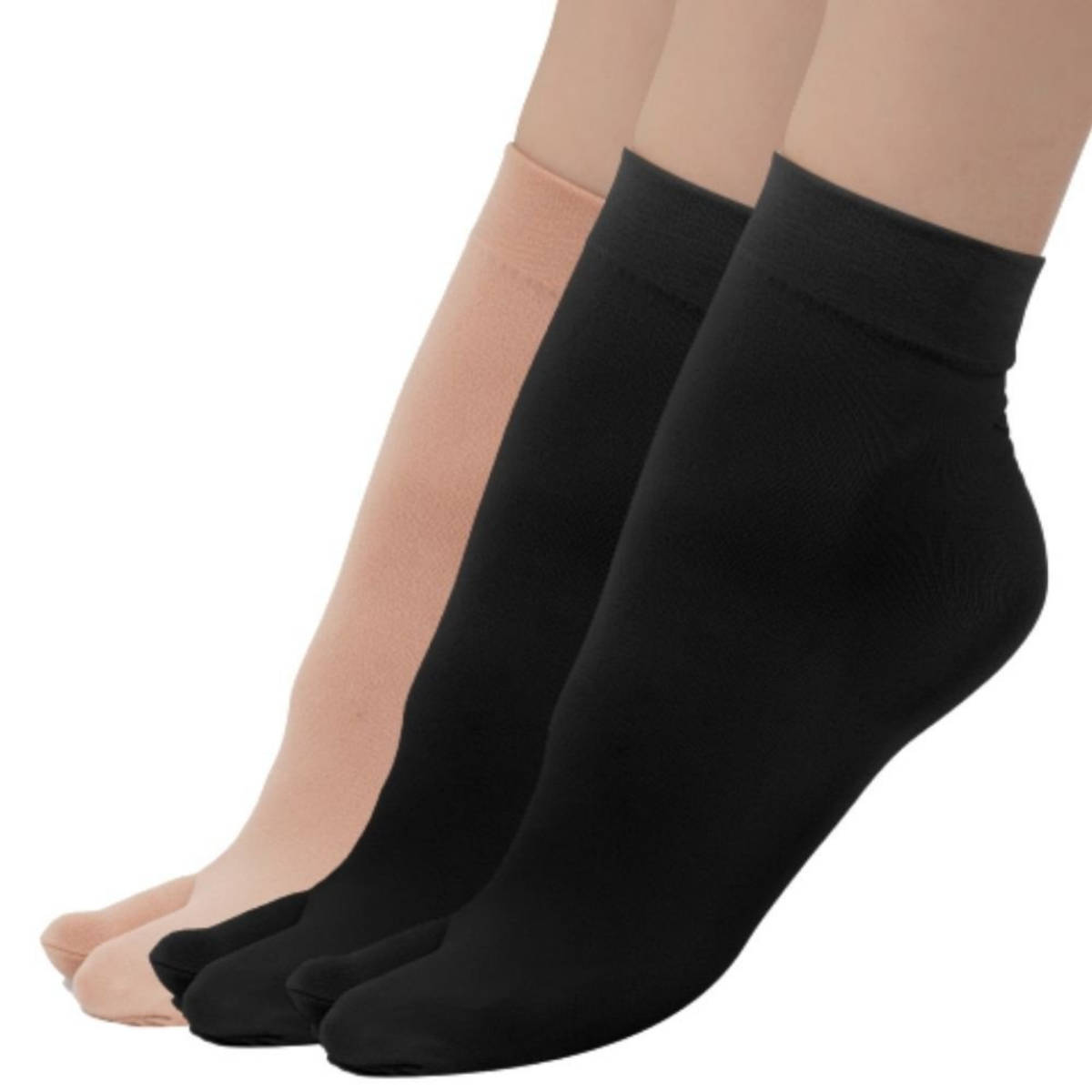 N2S NEXT2SKIN Women Fleece Thumb Winter Socks - Pack of 3 Pairs - Multi-Color (Free Size)