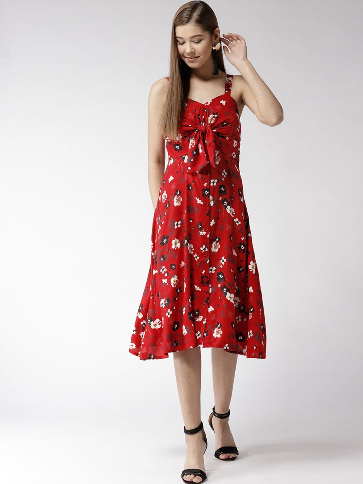 Buy Twenty Dresses By Nykaa Fashion Take Me Up A Notch Maxi Dress - Blue  Online