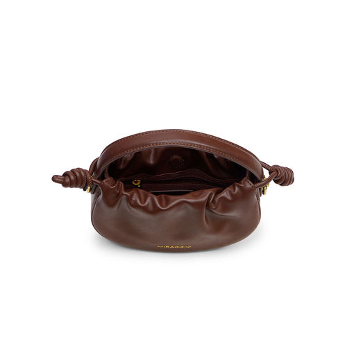 MIRAGGIO Brown Halo Micro Small Sling Bag