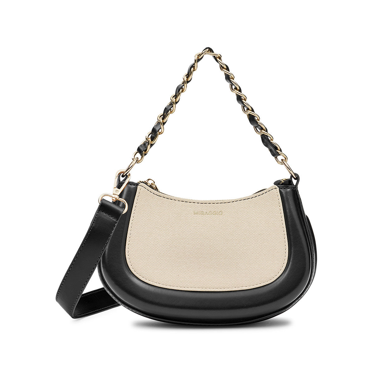 Buy MIRAGGIO Black Kira Top Handle Crossbody Bag for Women Online