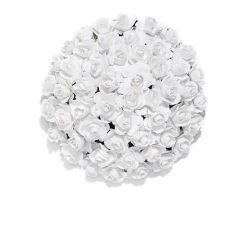 Priyaasi Artificial White Roses Design Bun Maker Hair Accessories For  Women: Buy Priyaasi Artificial White Roses Design Bun Maker Hair Accessories  For Women Online at Best Price in India | Nykaa