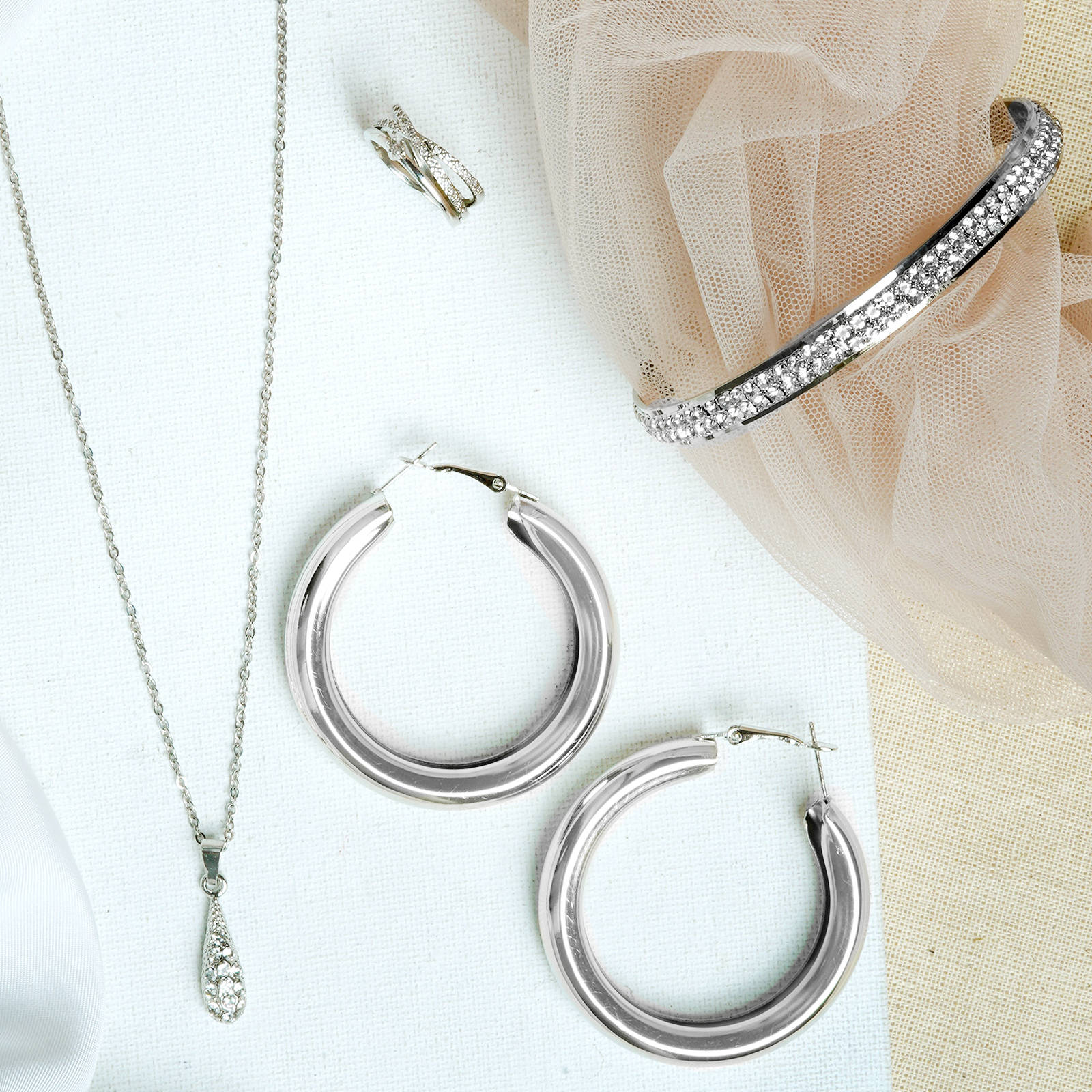 Joker & Witch Heavenly Silver Jewelry Set For Women