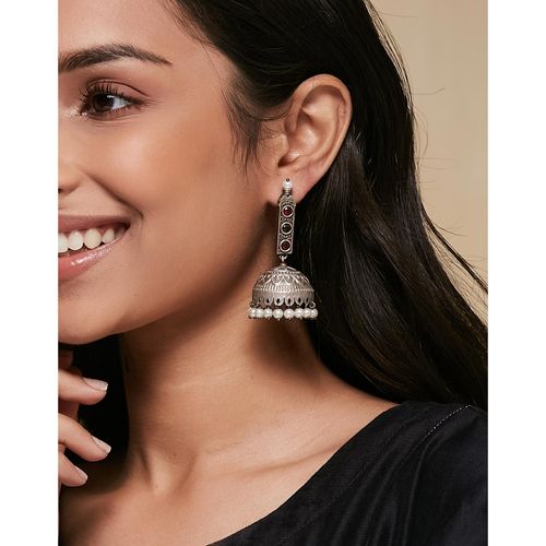 Buy Fabindia Women Metal Multi-Color Jhumka Earrings Online