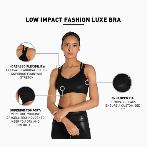 Low Impact Fashion Luxe Women's Sports Bra