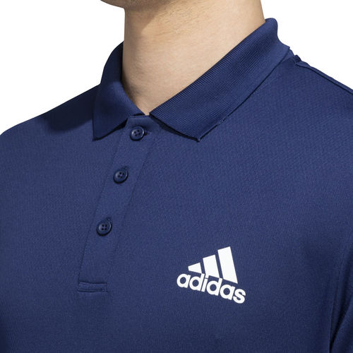 Buy adidas M D2M Men Blue Sportwear Polo T-Shirt Online