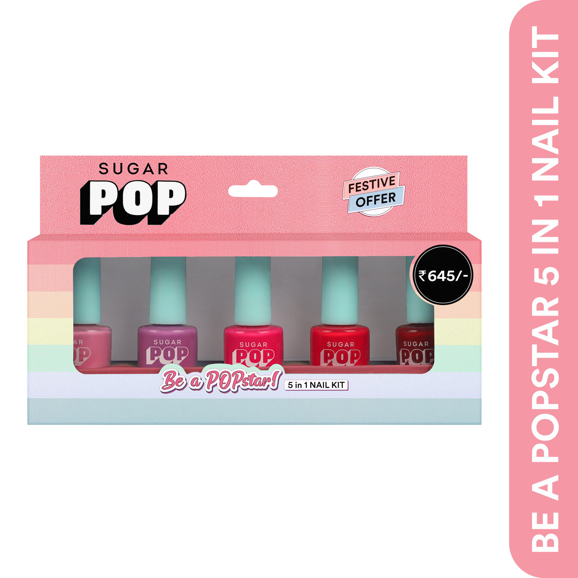 Sugar Pop Nail Lacquer - 03 Aqua Babe (Ice Blue) - 10 Ml - Dries In 45  Seconds - Quick-Drying, Chip-Resistant, Long-Lasting. Glossy High Shine Nail  Enamel/Polish For Women. - Walmart.com
