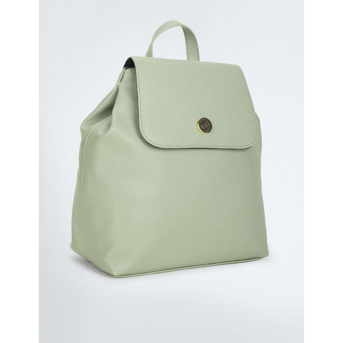 Buy Tommy Hilfiger Green Sylvie Li Faded Med Flap Backpack Online