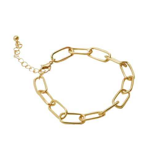 Type Chain Bracelet, Gold Vermeil, Women's Bracelets