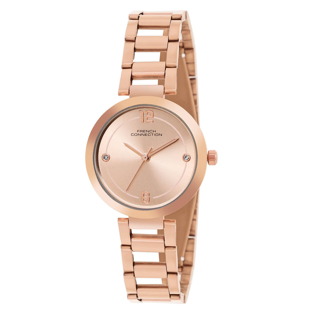 French Connection Women Rose Gold Dial Analogue Watch - FCN01B (M)