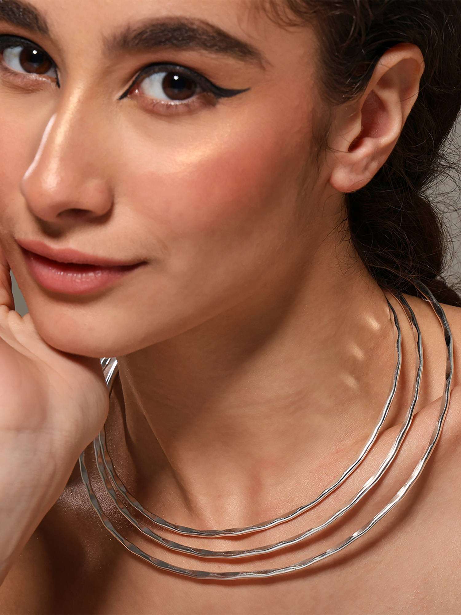 VENI 92.5 Silver-Plated Anti Tarnish Minimal Necklace