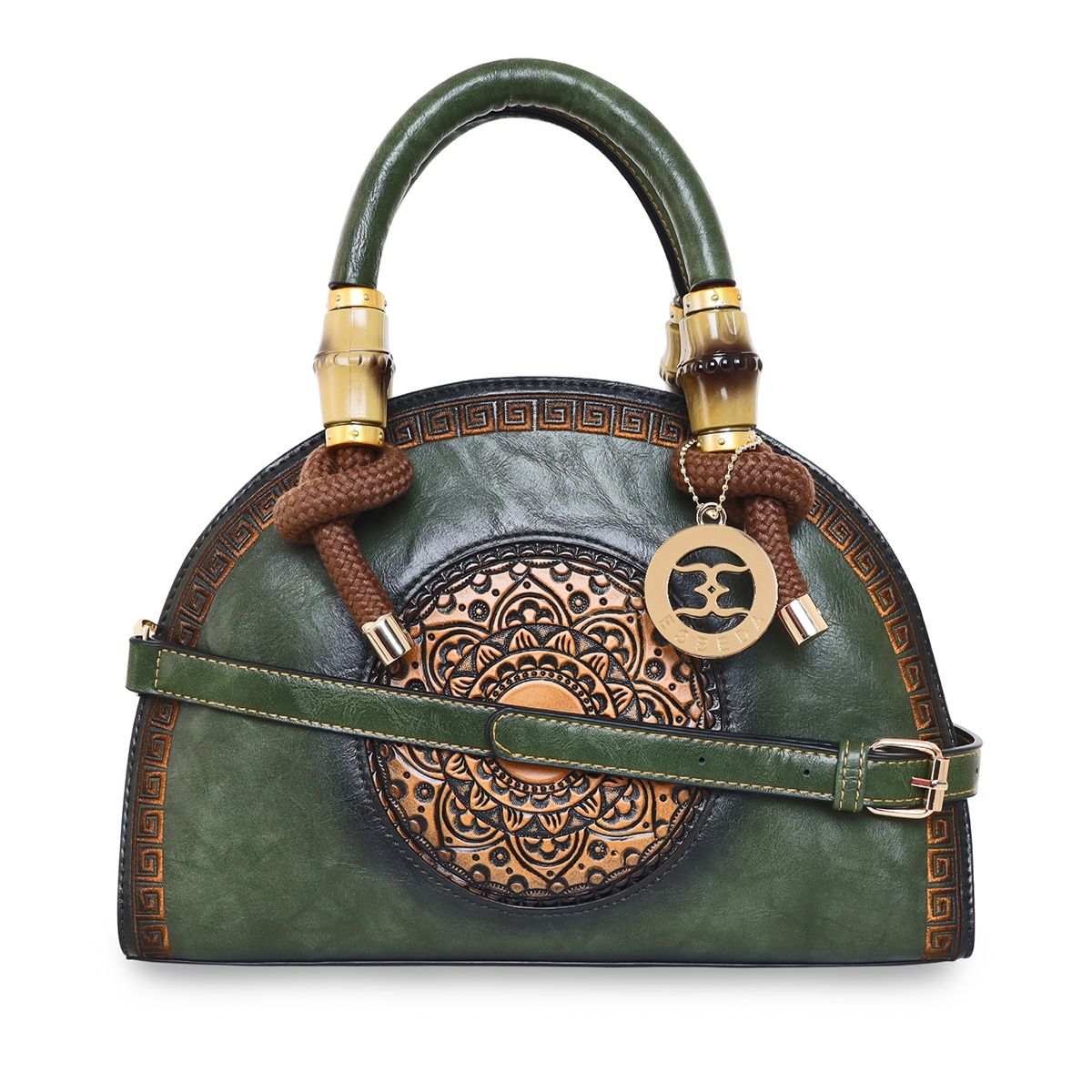 Buy ESBEDA Camel Color Crocodile Pattern Printed Handbag For Women  (V00100005-49) Online at Best Prices in India - JioMart.
