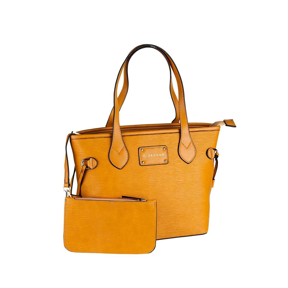 Buy Giordano Yellow Tote Handbag For Women Online