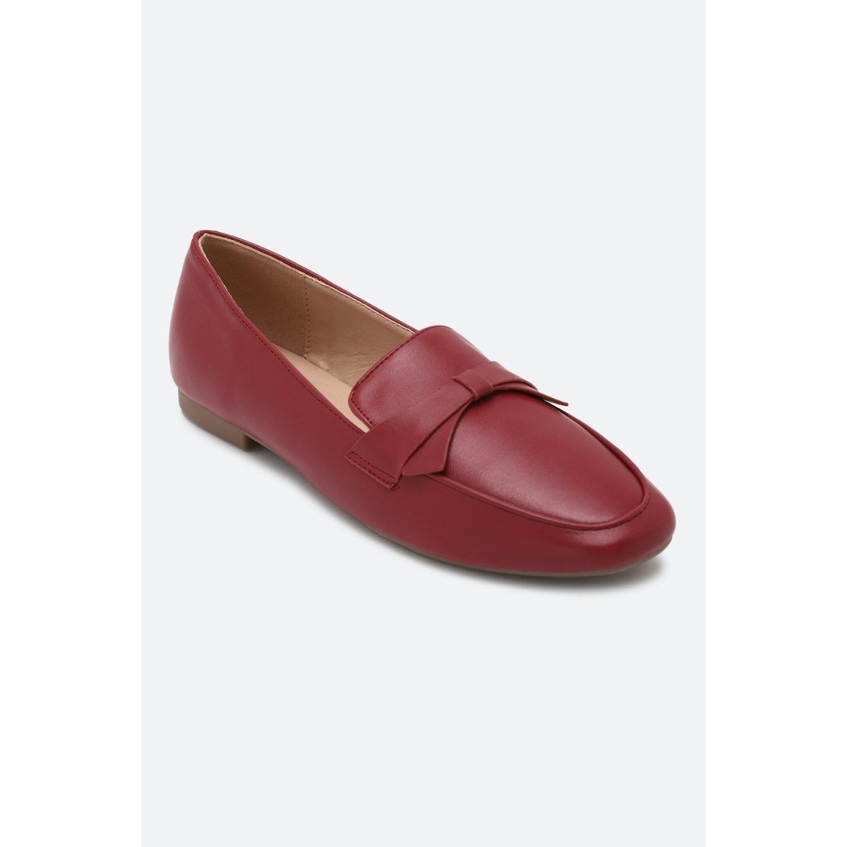 Van Heusen Women Maroon Loafers Buy Van Heusen Women Maroon Loafers