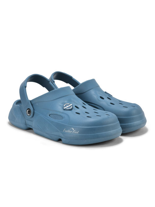 WOODLAND Men Casual Denim Blue Clogs