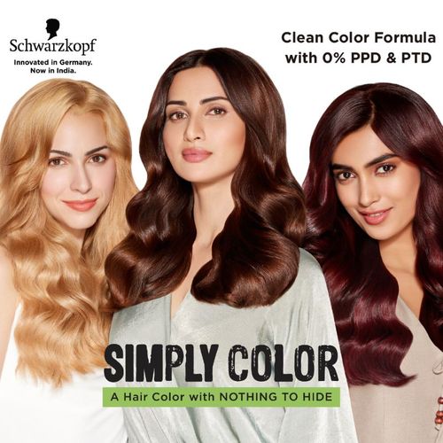 Schwarzkopf Simply Color Permanent Hair Colour  Roasted Cocoa: Buy  Schwarzkopf Simply Color Permanent Hair Colour  Roasted Cocoa Online  at Best Price in India | Nykaa